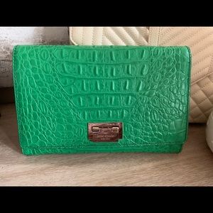 NWT Kate Spade Fiona Green Alligator Crossbody